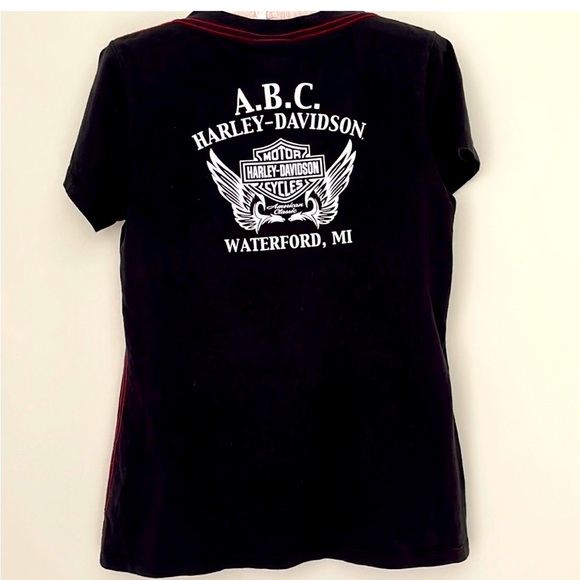 Bundle 3 pc T-Shirt Harley-Davidson Calvin Klein Jeans and Athleta - Picture 2 of 11